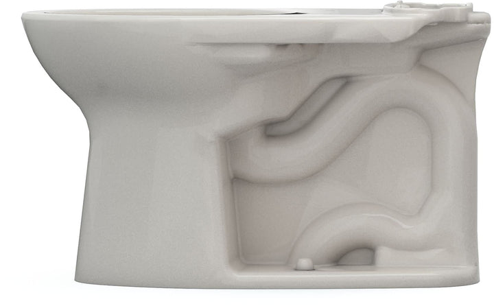 TOTO Drake Elongated Universal Height TORNADO FLUSH Toilet Bowl with CEFIONTECT, Cotton White - C776CEFG#01