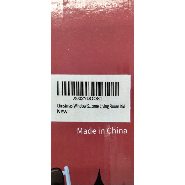 3 PCS Lighted Christmas Window Silhouette Decoration Light up Santa Claus Christmas Tree Merry Christmas Battery Operated with Suction Cup Hook for Christmas Window Glass Wall Indoor Decorations