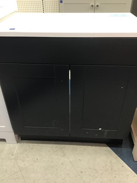 American Woodmark, Vanity Cabinet Combo, BP931L-3X, Bolt White Retail $350.00