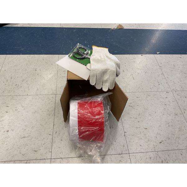 Safety Kit - Gloves, Scissors, and Tape Retail $25.00