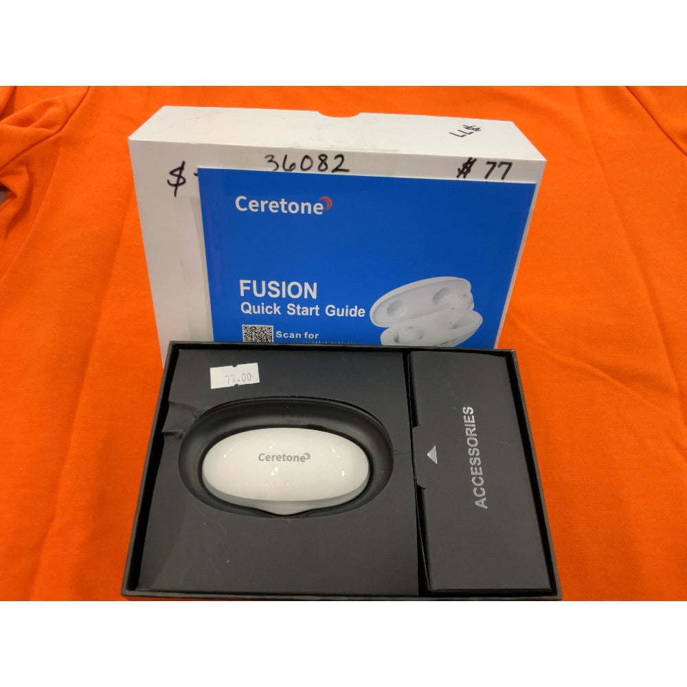 Ceretone Fusion - Quick Start Guide, Earbuds, Accessories