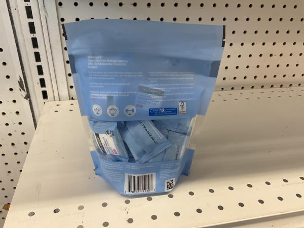 Neutrogena Fragrance Free Makeup Remover Ulta-Soft cleansing towelettes singles Retail $6.99