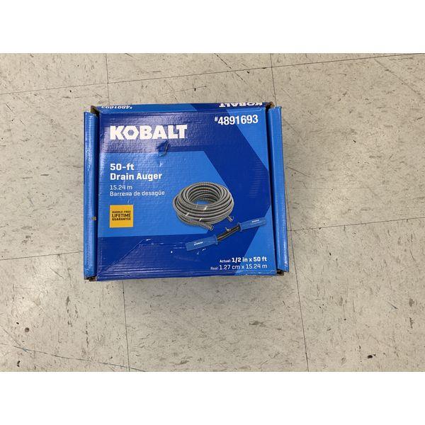 Kobalt 50-ft Drain Auger - 1/2 in, Heavy Duty Retail $40.00