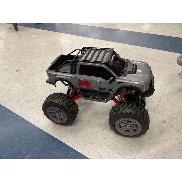 Ford Raptor, 4x4 RC Truck, Monster Tires, Gray Retail $75.00