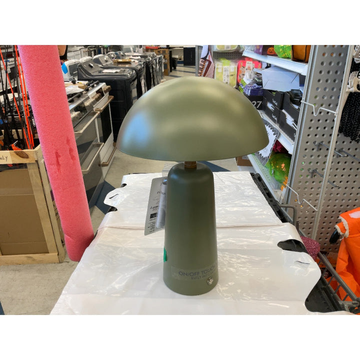 Unbranded Touch Sensor Table Lamp, Mushroom Design, Olive Green
