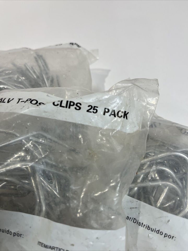 4 Packs  Origin Point 840406 12 GA. Galv. T-Post Clips 25 Clips Each