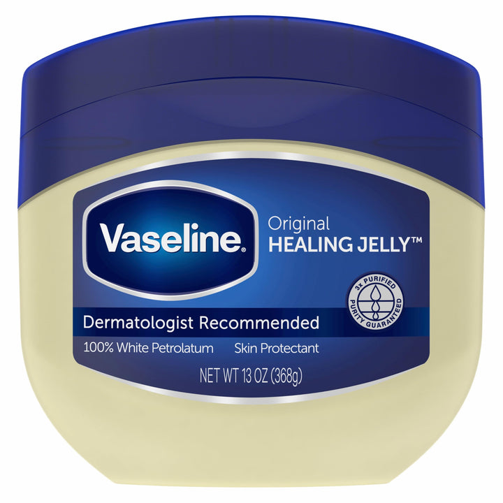 Vaseline Healing Jelly Original White Petroleum Jelly Protectant For Dry Cracked Skin and Eczema Relief Pure Petroleum Jelly 13 oz