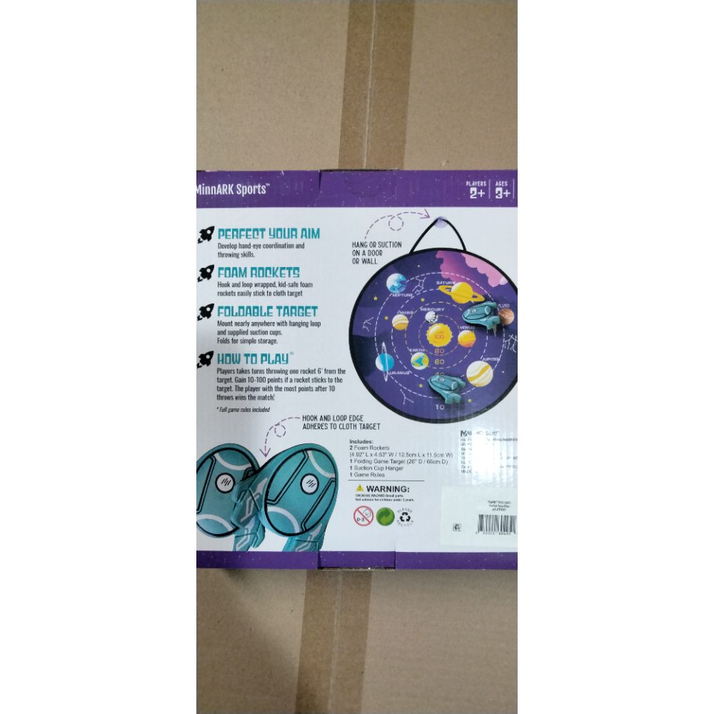 Planetary Rocket Target Toss Game  Fabric  Boys and Girls  Kids Sports  Ages 3+ by MinnARK Retail $10.00