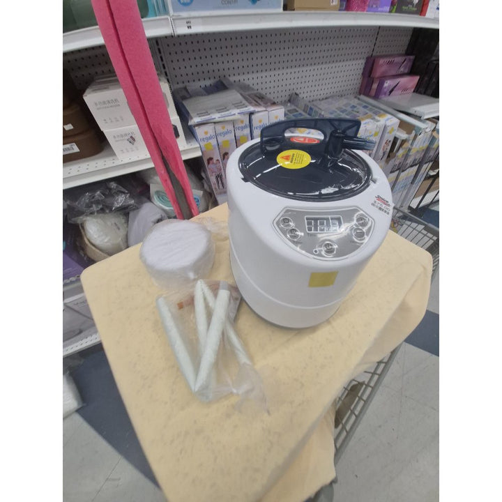 Unknown Brand Sterilizer - Portable Steam Sterilizer, Digital Display, Includes Accessories, White