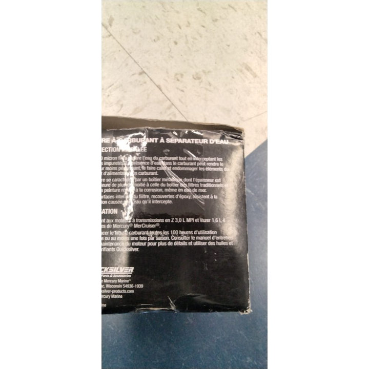 Quicksilver 866594Q01 Water Separating Fuel Filter for Select MerCruiser Vazer and 3.0L MPI EC Engines