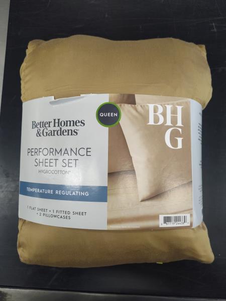 Better Homes & Gardens performance Queen sheet set Retail $54.97