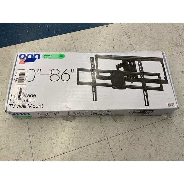ONN Extra Wide Full Motion TV Wall Mount, 50"-86" Retail $79.00