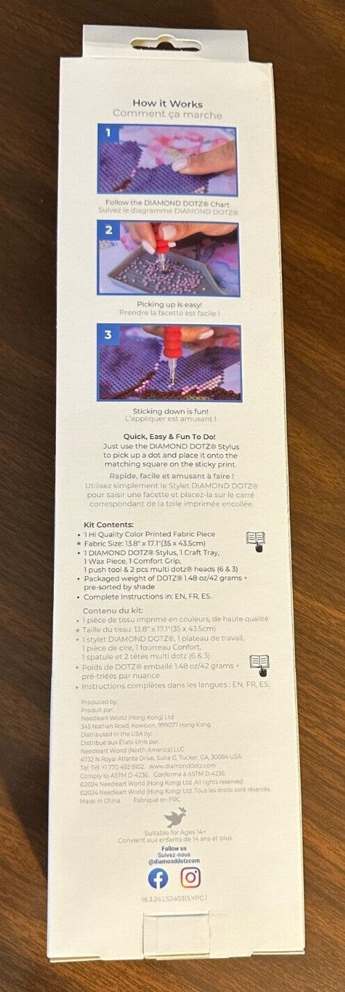 Diamond Dotz Painting - Christmas - 13 X 18 Santa Claus - Special Edition - NEW