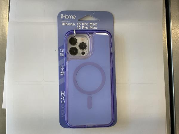 IHome Magnetic Velo Phone Case for iPhone 13 Pro Max/ 12 Pro Max- Pastel Purple Retail $14.88