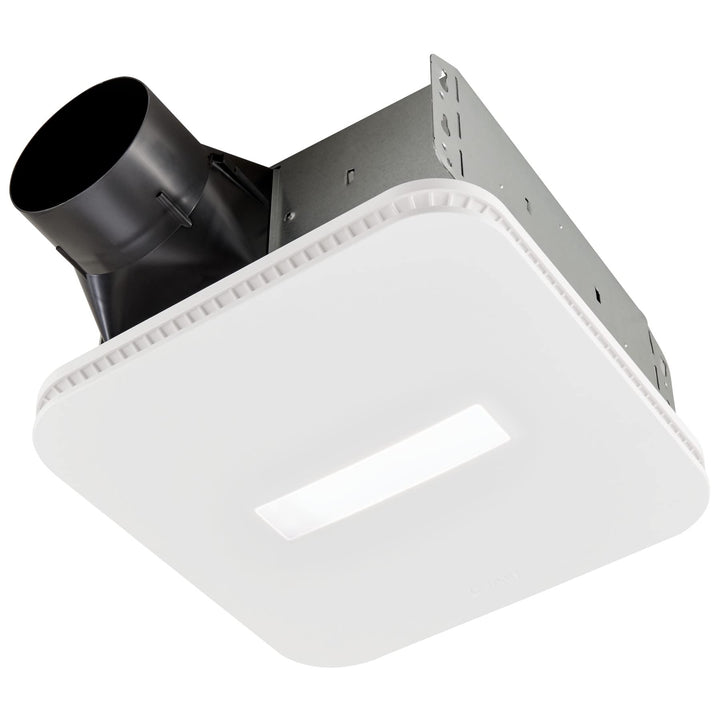 Broan-NuTone CleanCover, 110 CFM AER110CCTK Bathroom Exhaust, 1.0 Sone, with Selectable CCT LED Light, Energy Star Bath Fan, White
