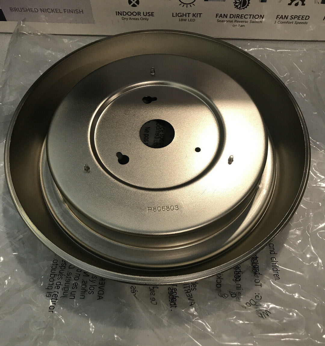 PARTS ONLY Fanimation Studio Collection Aire Drop 52-in Brushed Nickel LED MOUNT