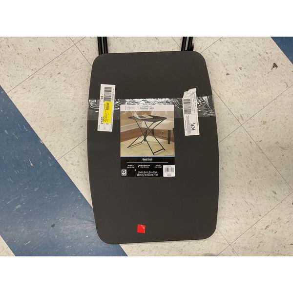 Walmart Folding Table, Black Finish, Portable, Compact Retail $25.00