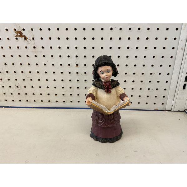 Ceramic Caroler Figurine - Girl with Book Retail $22.95
