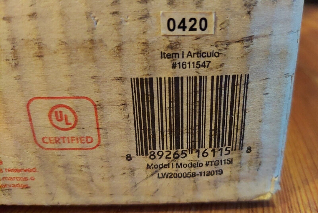 Project Source 4.5-in Wet Tabletop Tile Saw 1611547 New