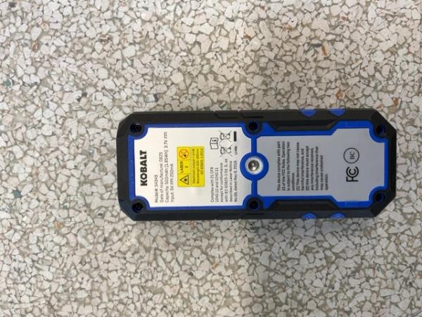 Kobalt 200 FT Laser Distance Measurer - Digital Measuring Tool Retail $30.00