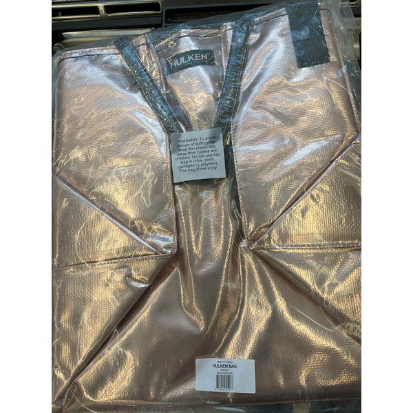 Hulken Bag - Large Tote, Durable, Rose Gold Retail $45.00