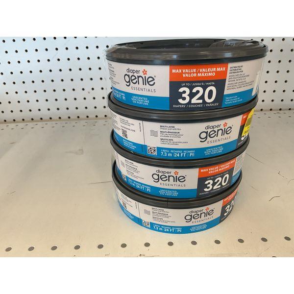 Diaper Genie Essentials Refill, 320 Diapers, Unscented Retail $13.99