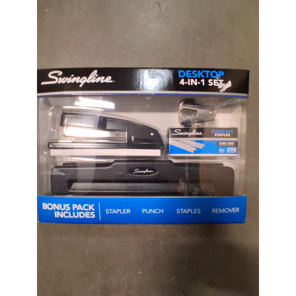 Swingline Desktop Stapler 3-Hole Punch Set (S7044499) Retail $17.00