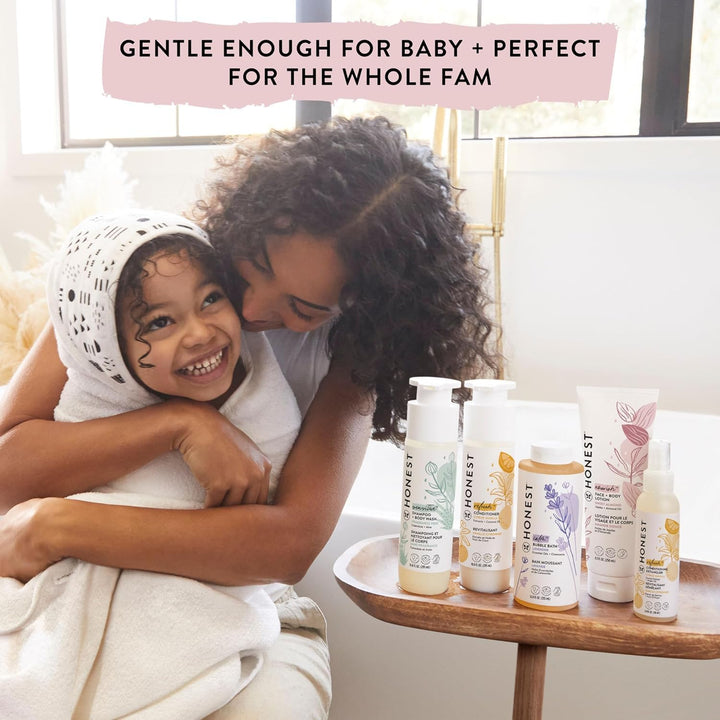 The Honest Company Conditioning Hair Detangler Leave-in Conditioner and Fortifying Spray, Tear Free, Cruelty-Free, Hypoallergenic, Almond Nourishing, 4 fl oz