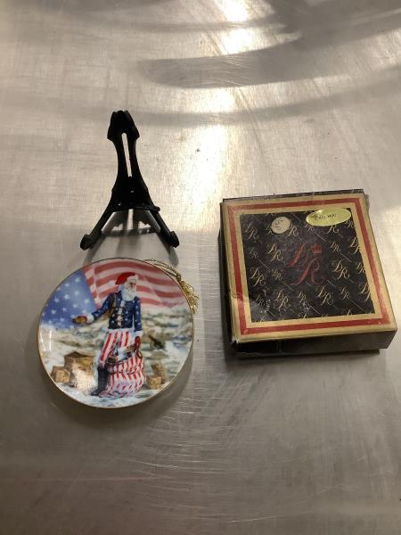 Duncan Royale Civil War History of Santa Claus Limited Edition Plate Retail $24.99