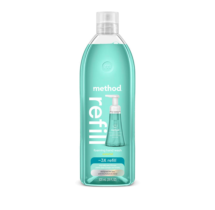 Method Foaming Hand Soap, Refill, Waterfall, 28 oz (Packaging May Vary) Retail $7.79