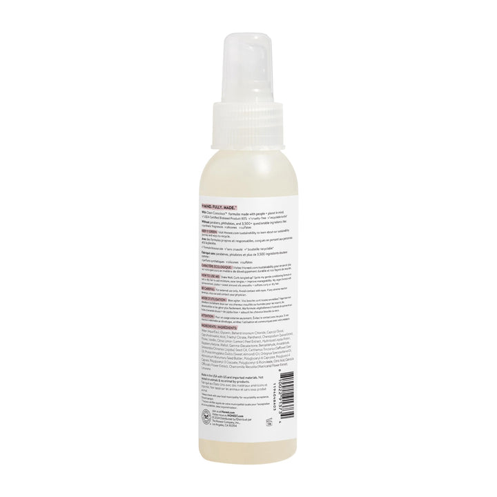 The Honest Company Conditioning Hair Detangler Leave-in Conditioner and Fortifying Spray, Tear Free, Cruelty-Free, Hypoallergenic, Almond Nourishing, 4 fl oz