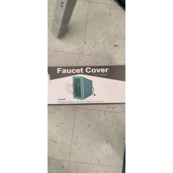 Outdoor Faucet Covers for Winter Freeze Protection, Foam Spigot Covers Winter Insulated for Outside,Hose Bib Cover for Winter (4 Pack)
