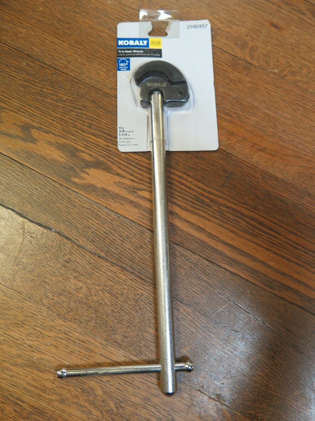 Kobalt 11-in Basin Wrench - 3/8 in up to 1-1/4 in NEW QUICK SHIP 2146957