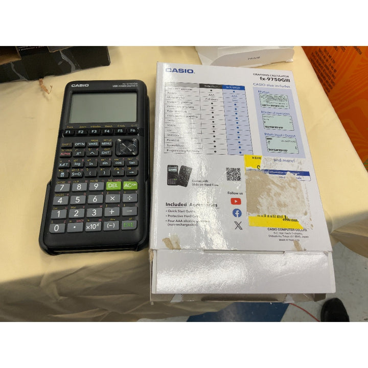 Casio fx-9750GIII Graphing Calculator, Python Support