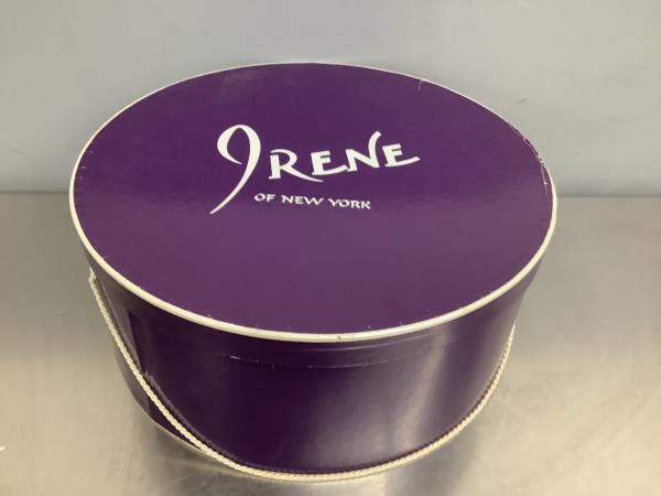 Irene of New York Purple Hat Box with Lid Retail $35.00