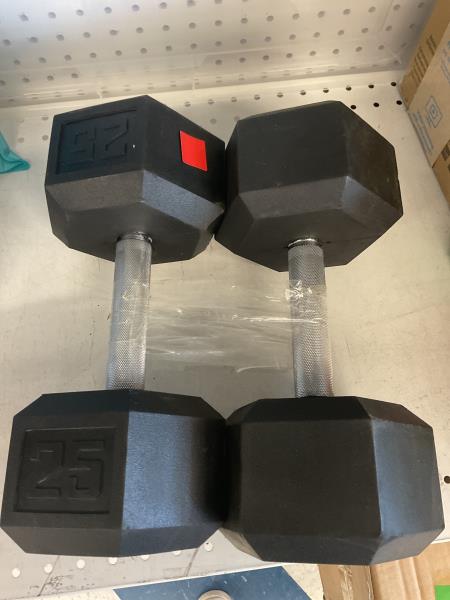 25 lb Barbells set of 2 Retail $57.97