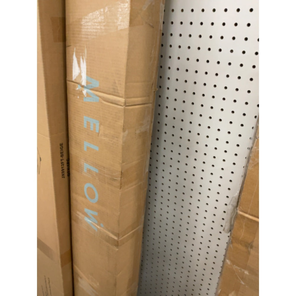 Mellow Fabric Covered Wood Slats, Bunkie Board Mattress Support, Box Spring or Bed Slat Replacement, King , Beige