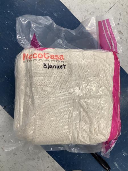 PiccoCasa Cable Knit Blanket - Cozy, Warm, Decorative - Cream Retail $27.99
