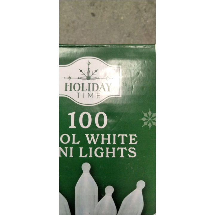 Holiday Time 100 Cool White Mini Lights, LED, Indoor/Outdoor Retail $15.00