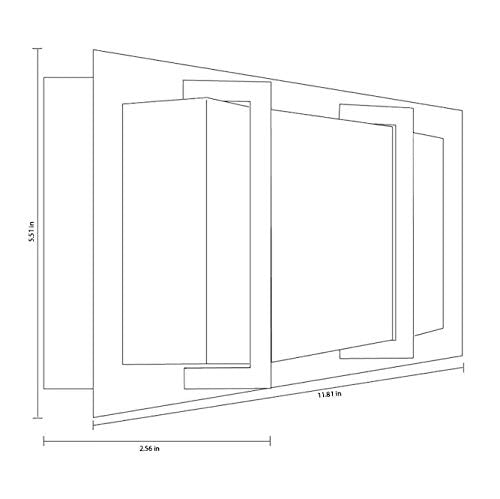 allen + roth Brighton 2-Light Nickel Modern/Contemporary Vanity Light Bar