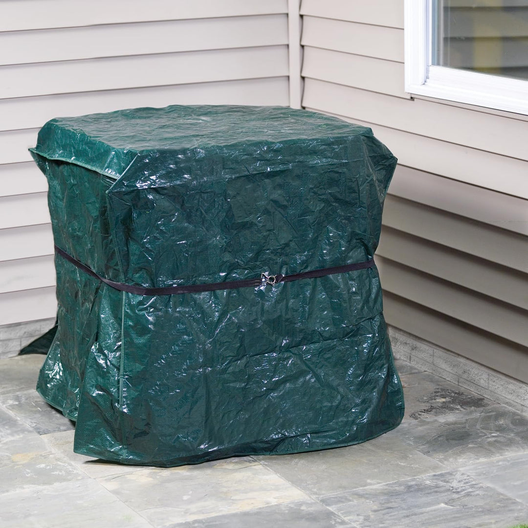 Duck Brand Standard Central Air Conditioner Cover, 34-Inch x 30-Inch x 34-Inch, Green (1431012)