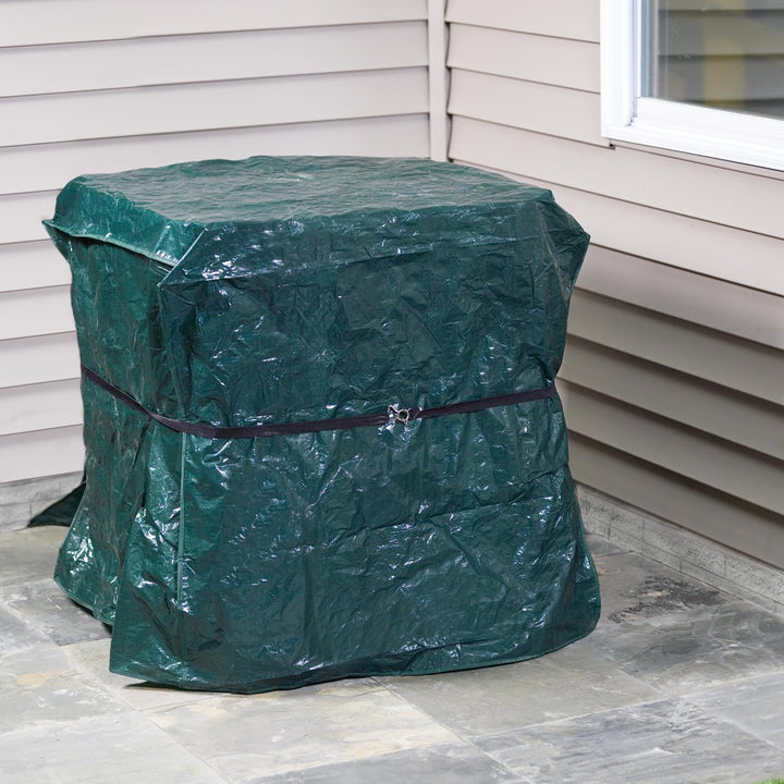 Duck Brand Standard Central Air Conditioner Cover, 34-Inch x 30-Inch x 34-Inch, Green (1431012)
