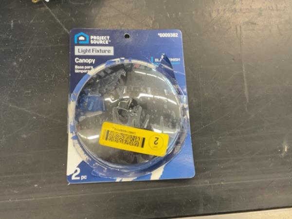 Project Source Light Fixture Canopy, Base part for lamp Retail $8.00