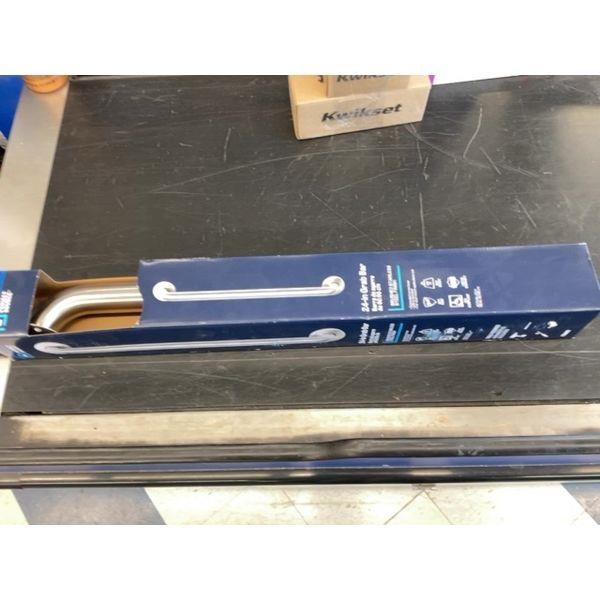 Kwikset 24-in Grab Bar - Safety, Bathroom Accessory Retail $35.00