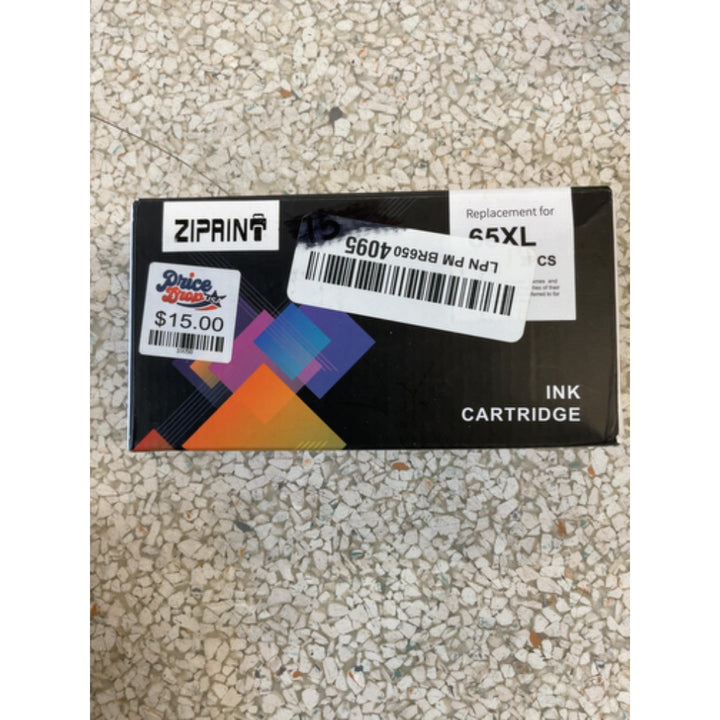 ZIPRINT Remanufactured Ink Cartridge Replacement for HP 65XL 65 XL Combo Pack N9K04AN for Envy 5055 5052 5058 DeskJet 3755 2655 3720 3722 3723 3752 3758 2652 High Yield Printer(1 Black, 1 Tri-Color)