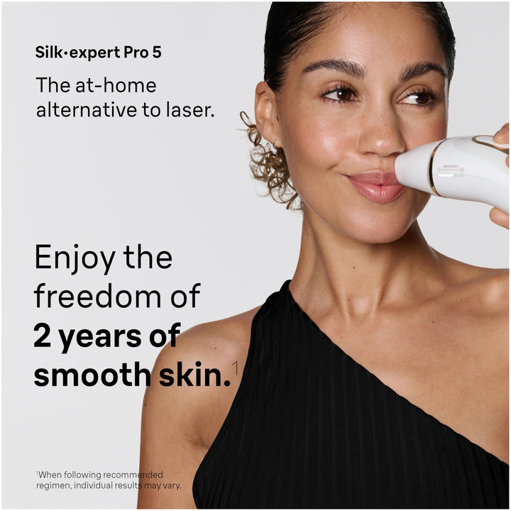 Braun IPL Silk·Expert Pro 5 PL5157 Latest Generation IPL, Permanent Visible Hair Reduction, at-Home Hair Removal System with Soft Pouch and Precision Head Retail $419.00