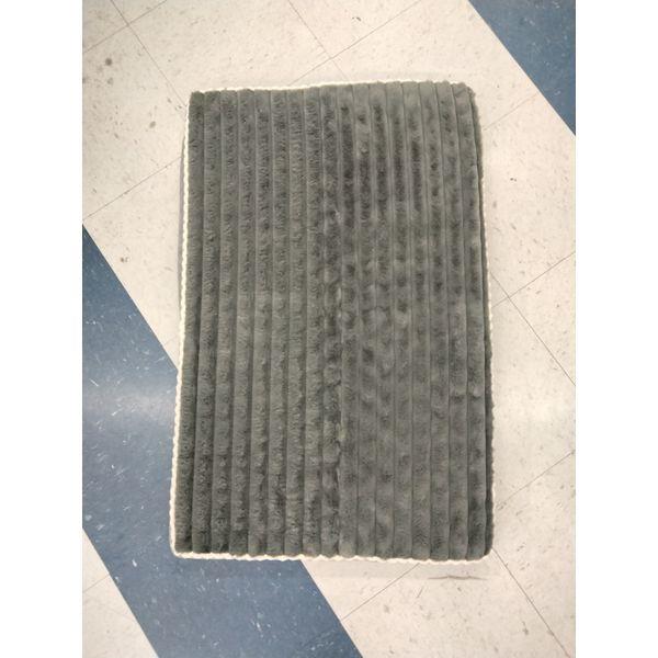Zomisia Pet Bed - Plush, Striped, Gray, Comfortable Retail $44.99