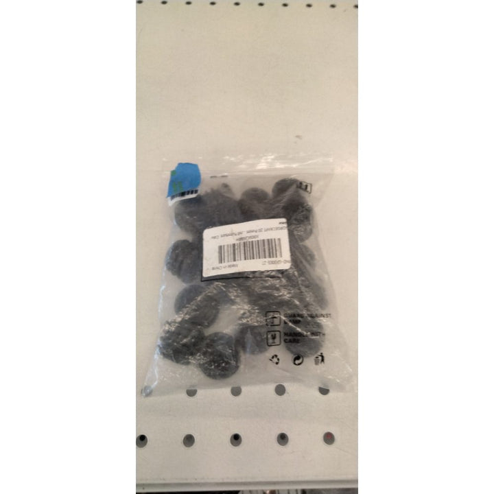 GORGECRAFT 20 Pieces 1In Round Plastic Plugs Black End Caps Plug Pipe Tubing End Cap Chair Leg Inserts for Metal Legs Fences Glide Protection from Chair Legs and Furniture, Column