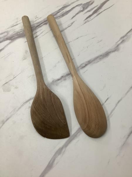 Tramontina Wooden Cooking Spoons - Set of 2 Retail $9.99