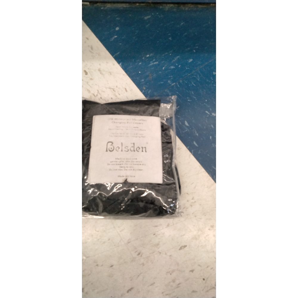 Belsden 2 Pack Waterproof Changing Pad Cover, Soft Microfiber Diaper Change Table Sheets for Baby Boys and Girls, Fit 32" x 16" Changing Pad, Machine Washable Durable, Black & Dark Grey